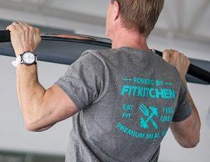 Fit Kitchen owner Jason Zaran in gym